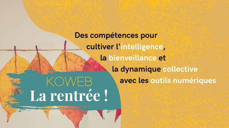 Les formations Koweb de l’automne 2021