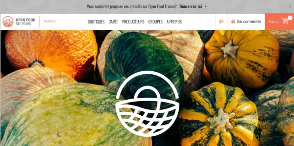Open Food France Homepage
