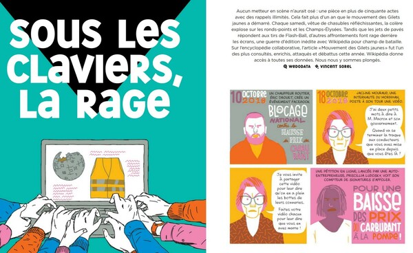 Sous les claviers de la rage : documentaire sur Wikipedia en bandes dessinées